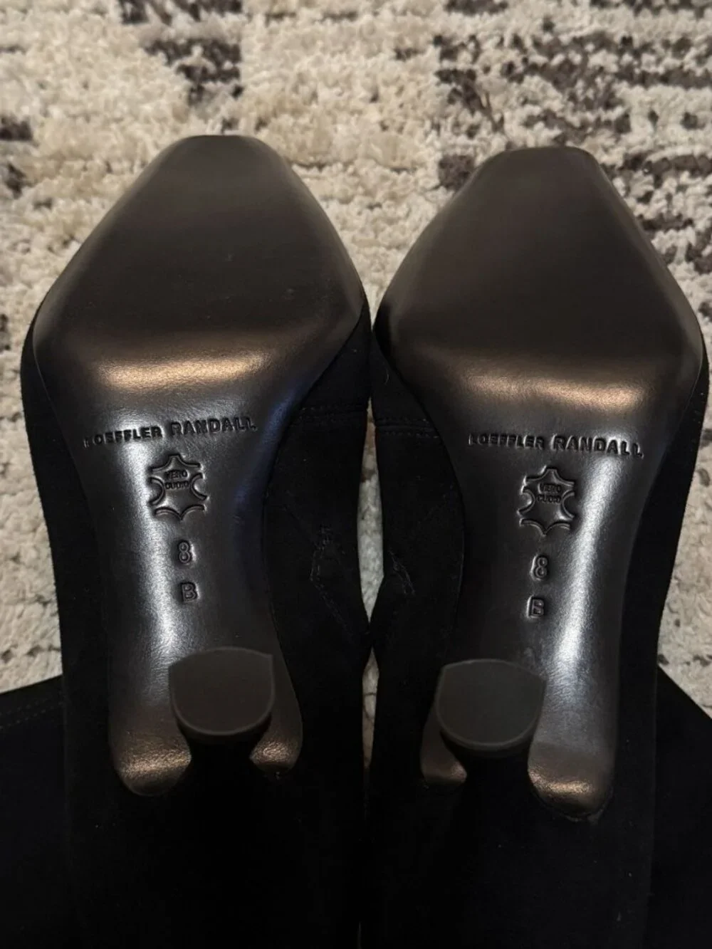 Loeffler Randall Tatum Golve Boot Black Size 8 NWT
